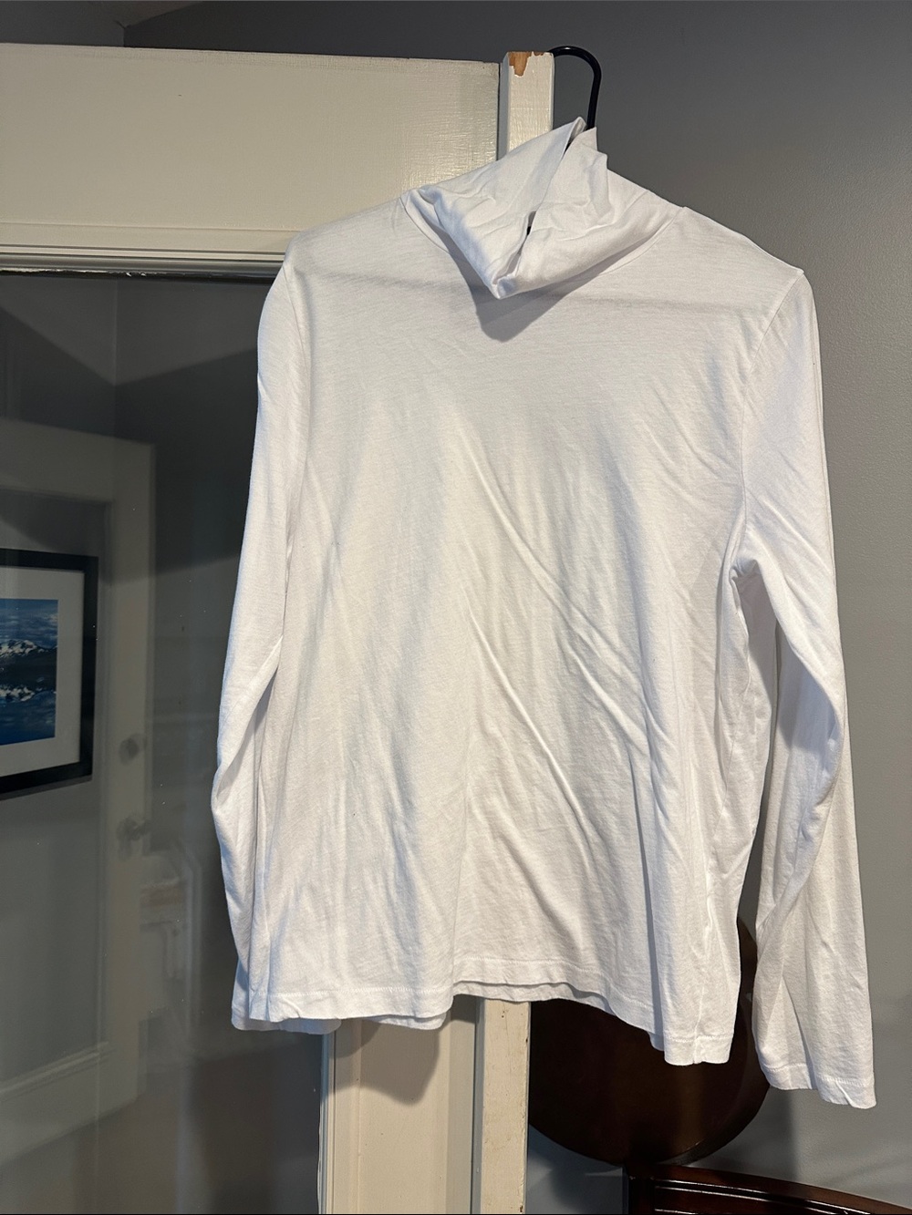 J. Crew White Women's Long-Sleeve top